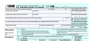 irs taxes tax form