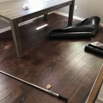 floor installing progress